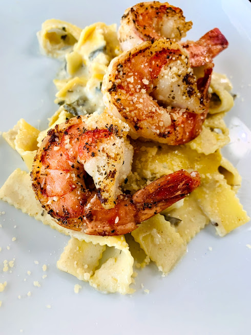 Spicy Shrimp Pasta–An All Aldi Recipe